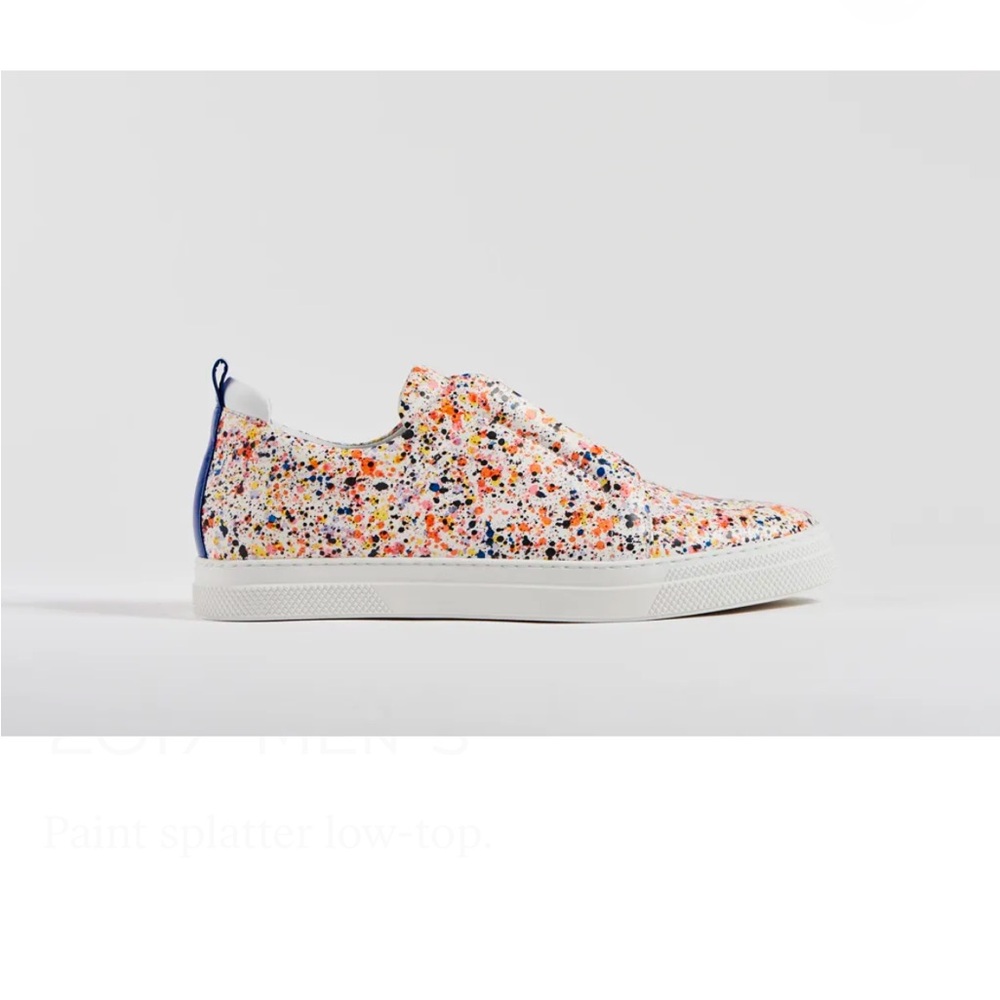 Pierre Hardy Sneakers with Paint Splatter sz 38